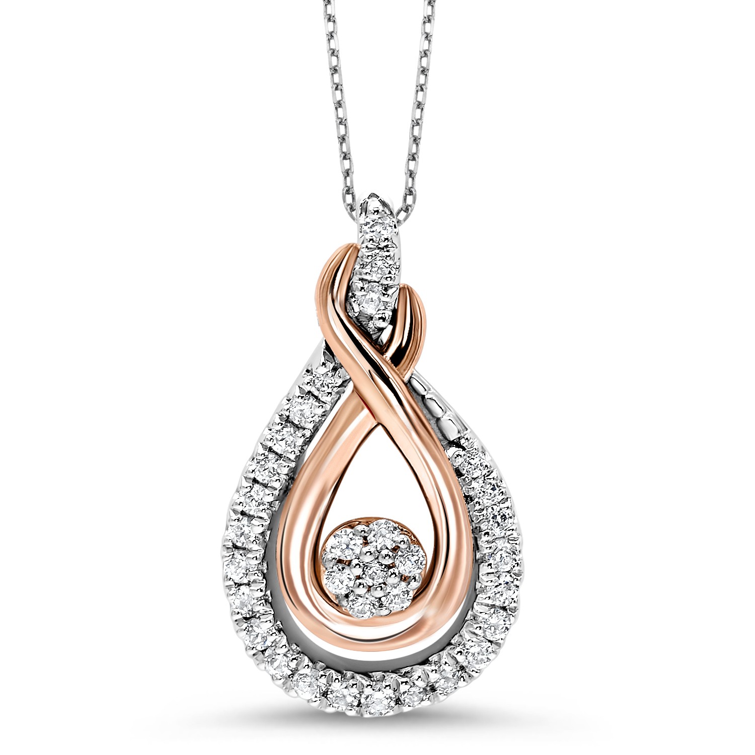 Tear Drop Pendant Necklace
