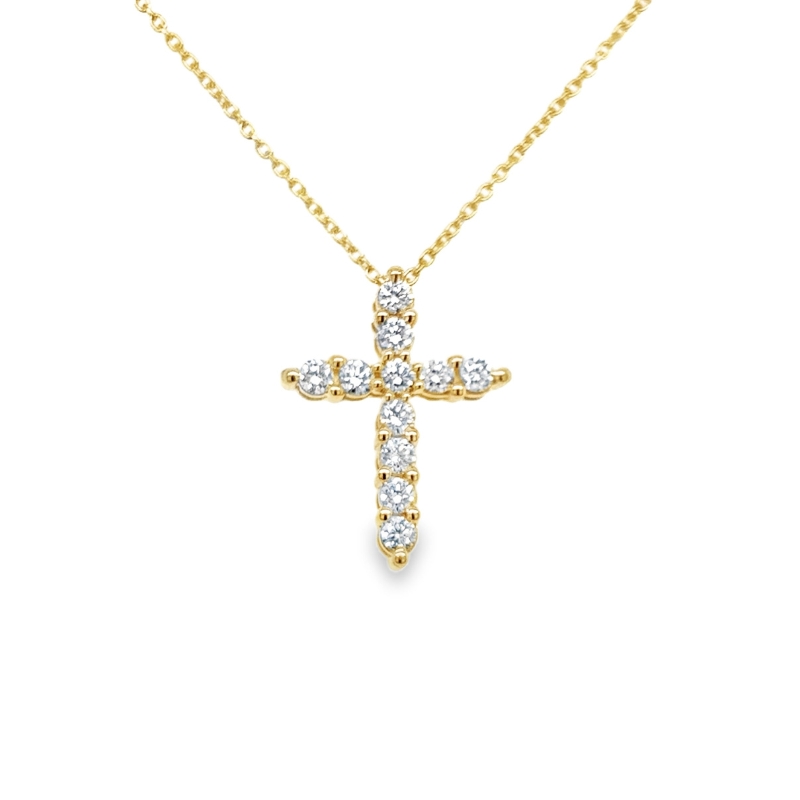 Diamond Cross Pendant Necklace