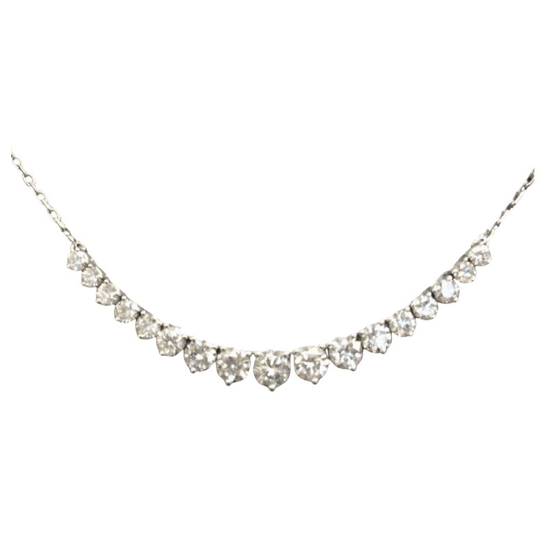 Flexible Smiley Diamond Necklace