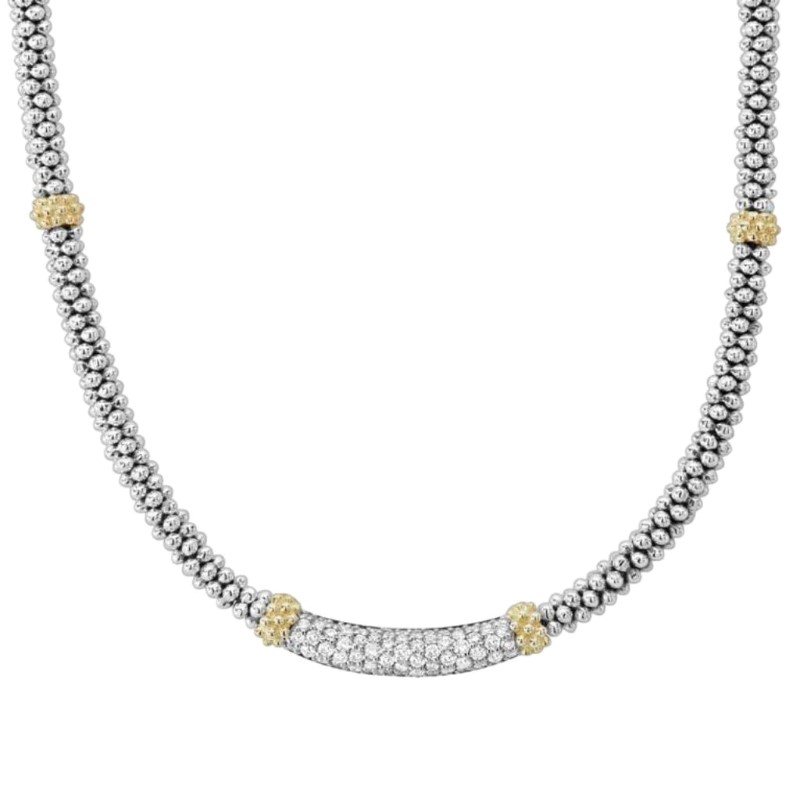 LAGOS Caviar Lux Caviar Diamond Necklace