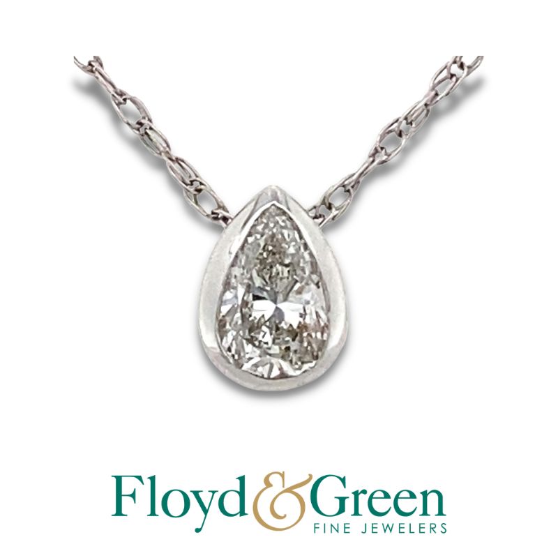 Solitare Bezel Pendant