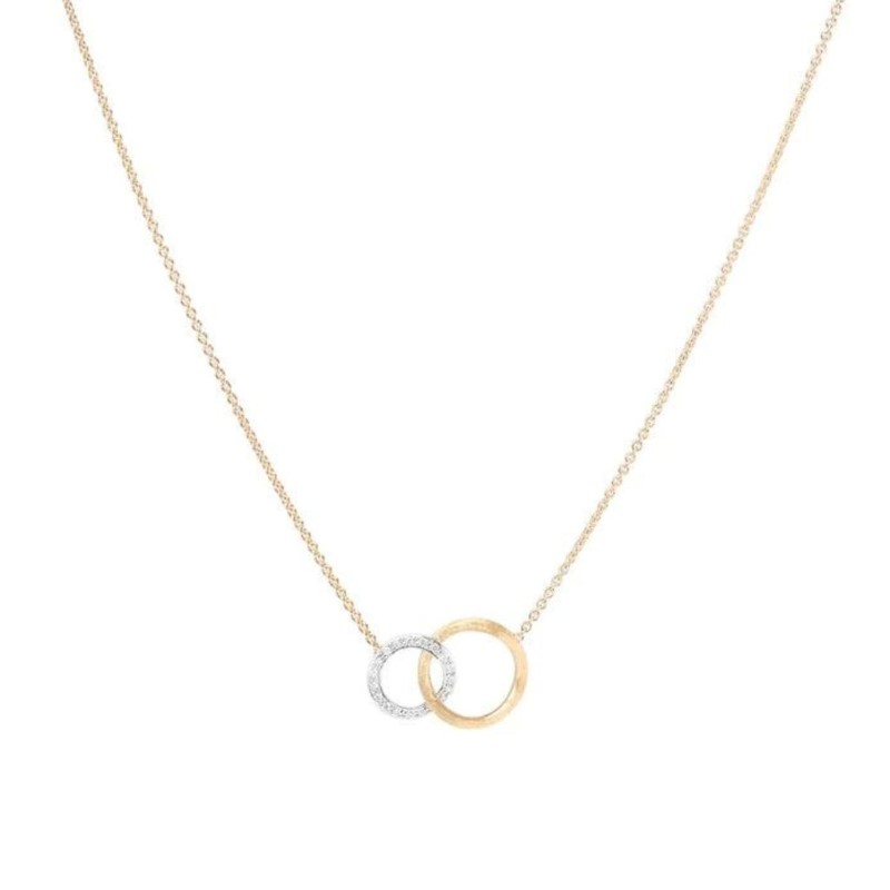MARCO BICEGO Jaipur Gold Mixed Link Diamond Pendant
