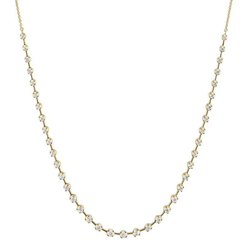 MEMOIRE Serena Diamond Station Necklace