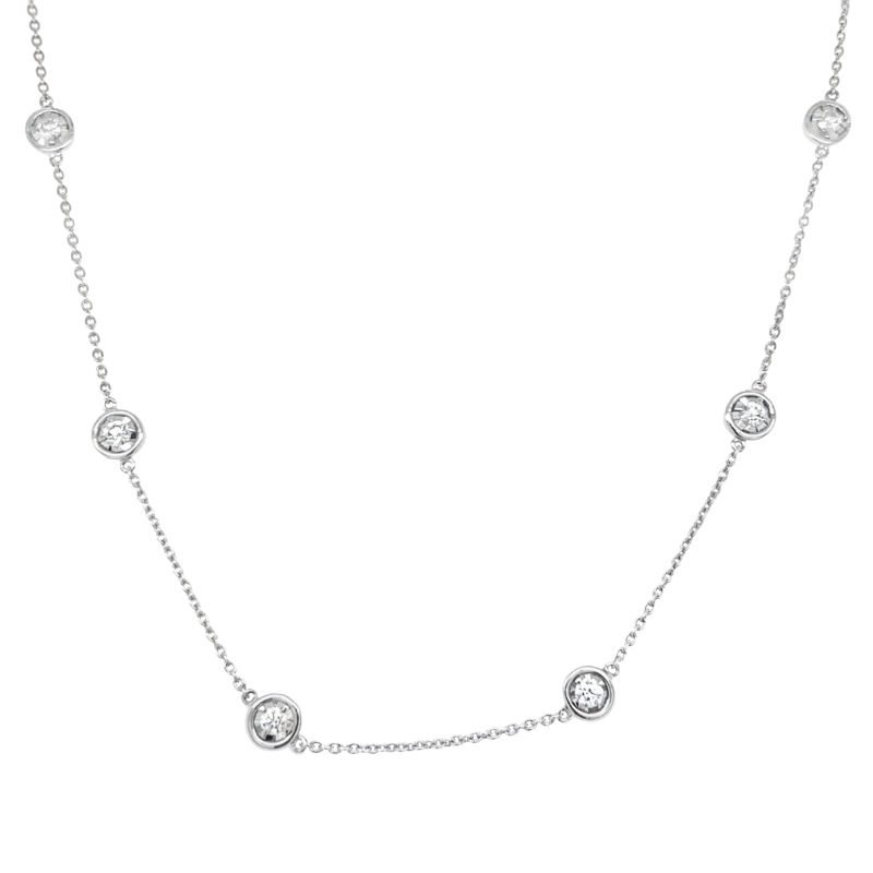 Diamond Illusion Station Necklace