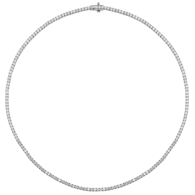 Lab Grown Diamond Tennis Necklace 10ctw