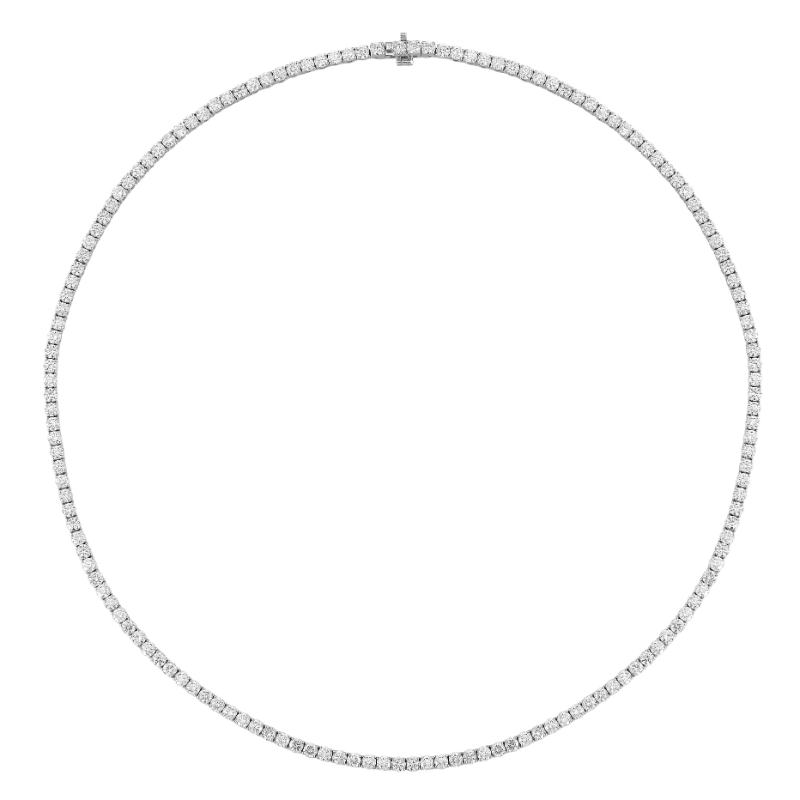 Lab Grown Diamond Tennis Necklace 15ctw