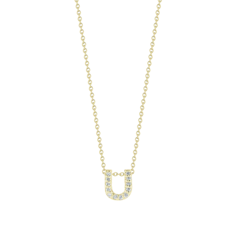 Roberto Coin Tiny Treasures Diamond Love Letter Necklace