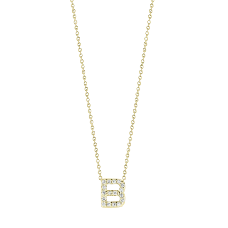 Tiny Treasures Diamond Love Letter Necklace