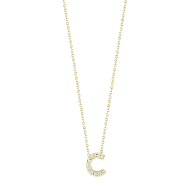 Tiny Treasures Diamond Love Letter Necklace
