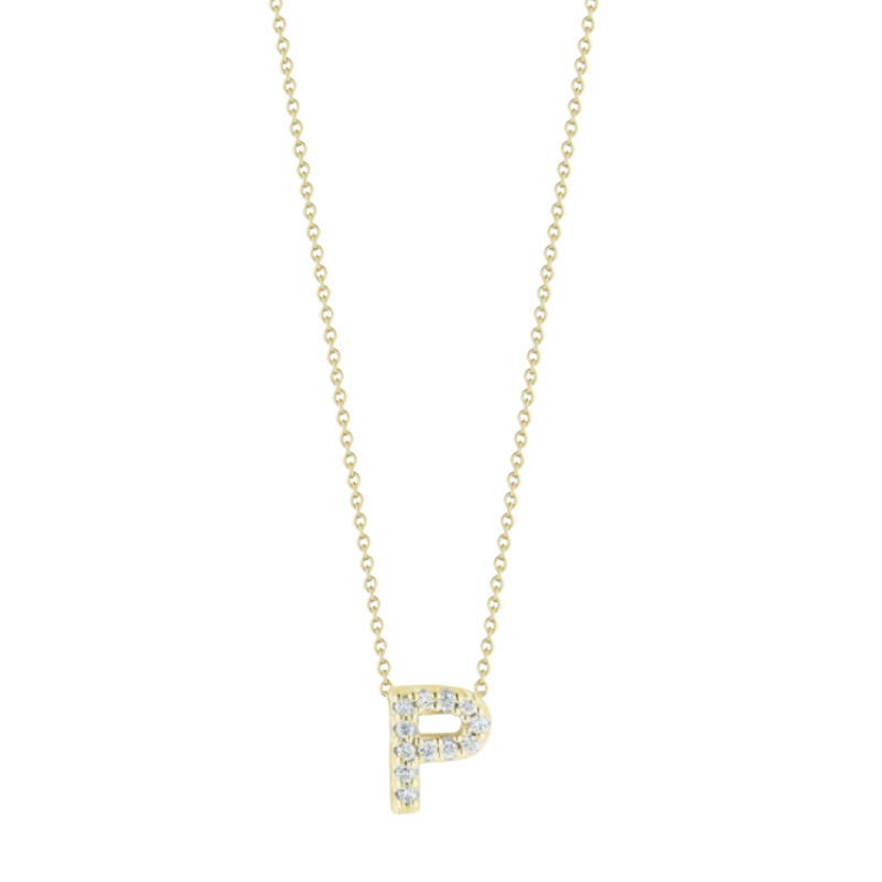 Tiny Treasures Diamond Love Letter Necklace