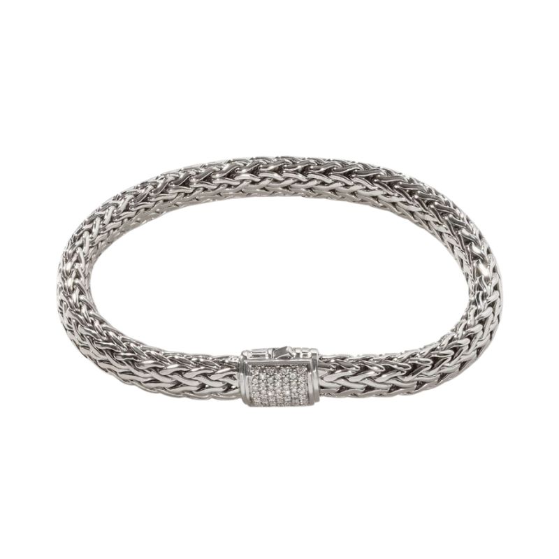 JOHN HARDY Classic Chain Diamond Pavé Bracelet