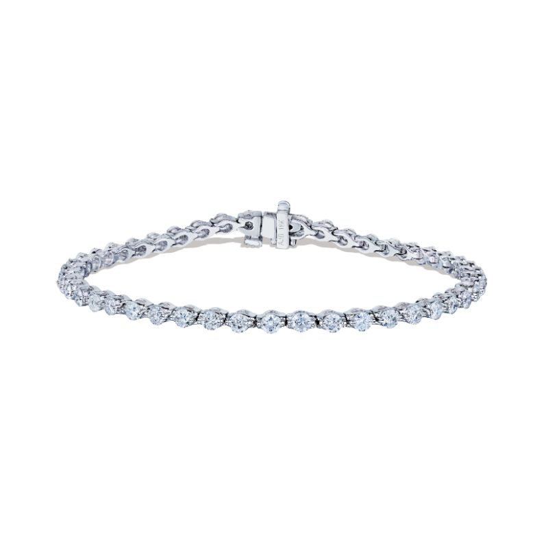 Single Prong Diamond Tennis Bracelet