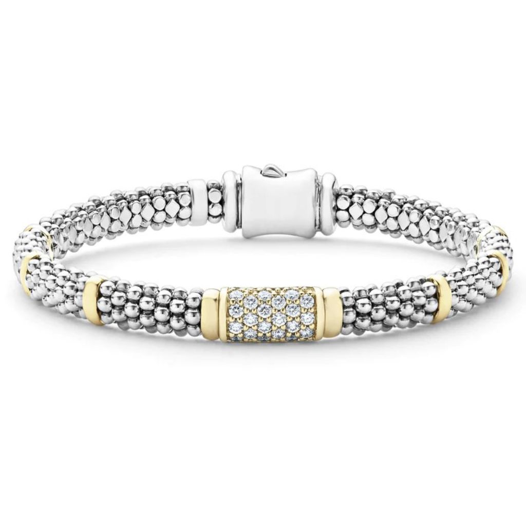 LAGOS Caviar Diamond Station Bracelet