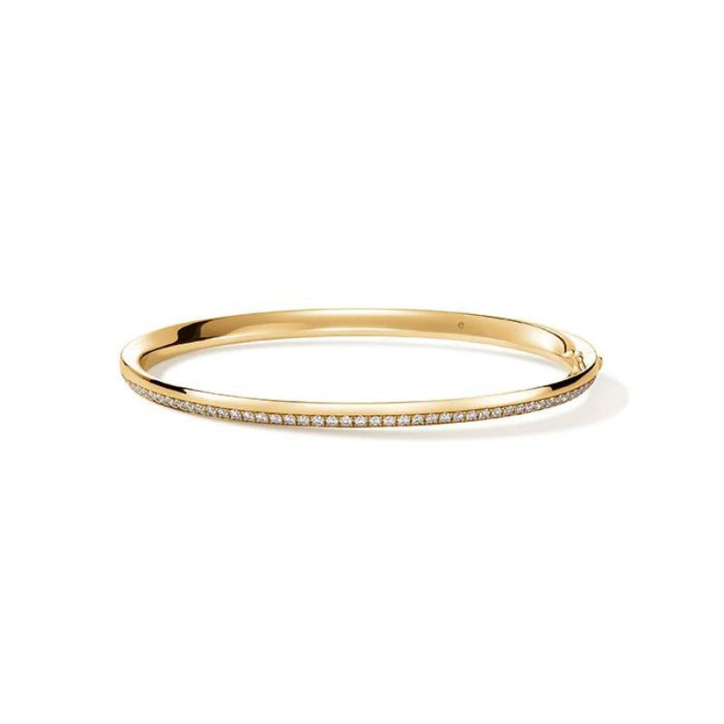 HEARTS ON FIRE Barre Pavé Bangle Bracelet