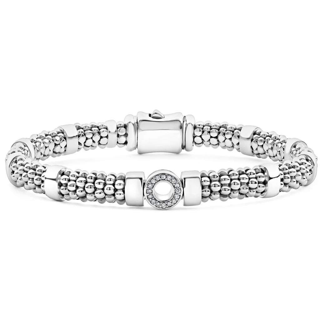LAGOS Caviar Spark Diamond Circle Bracelet