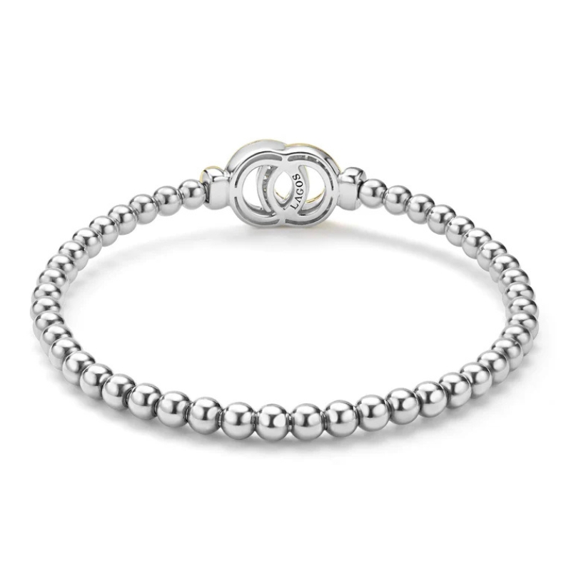 LAGOS Signature Caviar Interlocking Circles Stretch Bracelet