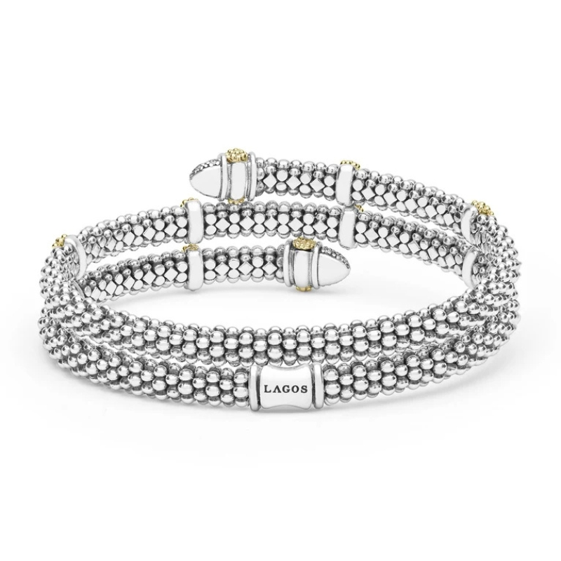 LAGOS Caviar Lux Diamond Versa Wrap Bracelet