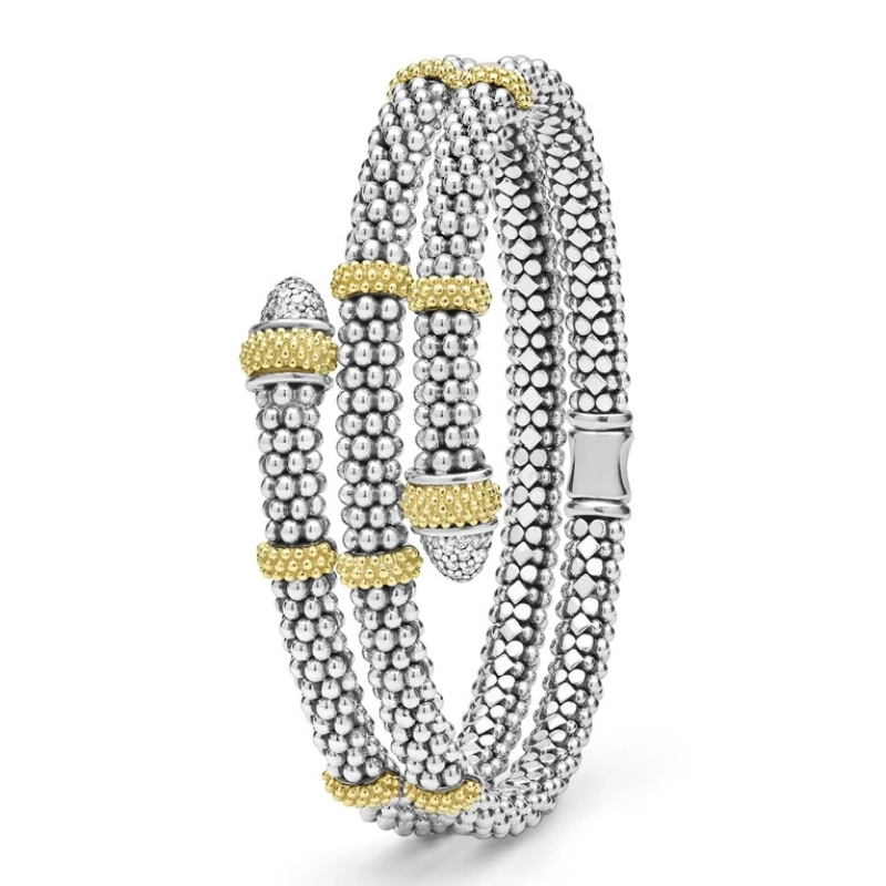 LAGOS Caviar Lux Diamond Versa Wrap Bracelet