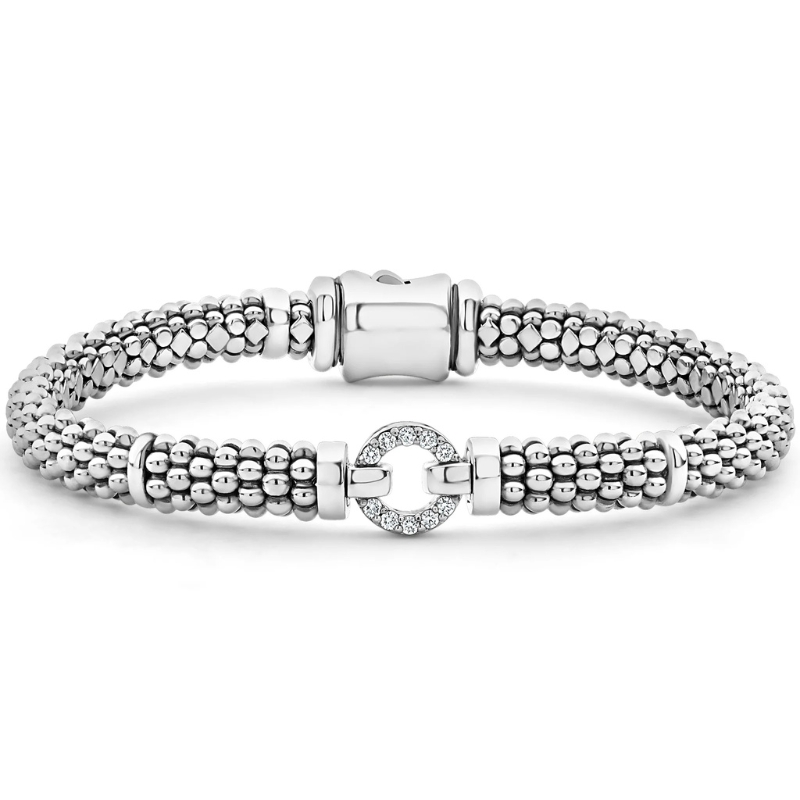 LAGOS Diamond Single Circle Bracelet