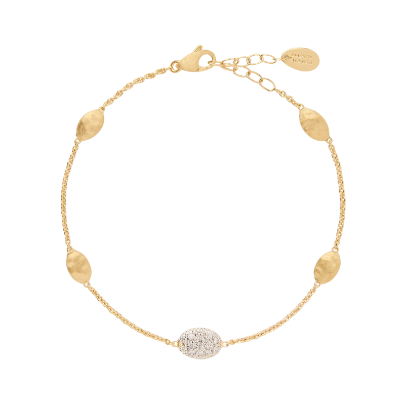 18K Siviglia Bracelet w/ Dias .17ctw