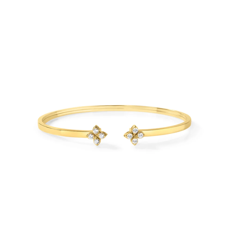 Love In Verona Diamond Flower Cuff