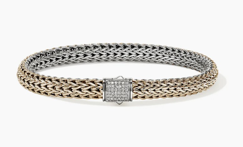 John Hardy Icon Reversible Diamond Bracelet