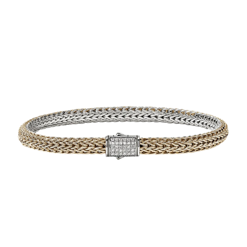 John Hardy Icon Reversible Diamond Bracelet