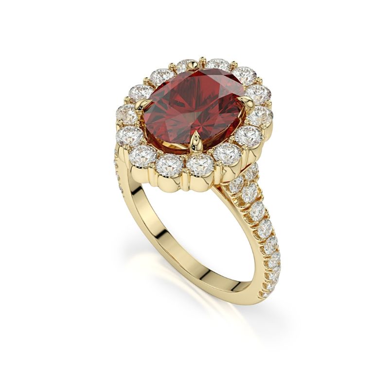 MARTIN FLYER Ruby & Diamond Ring