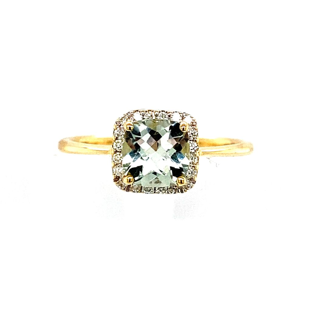 Green Amethyst Ring