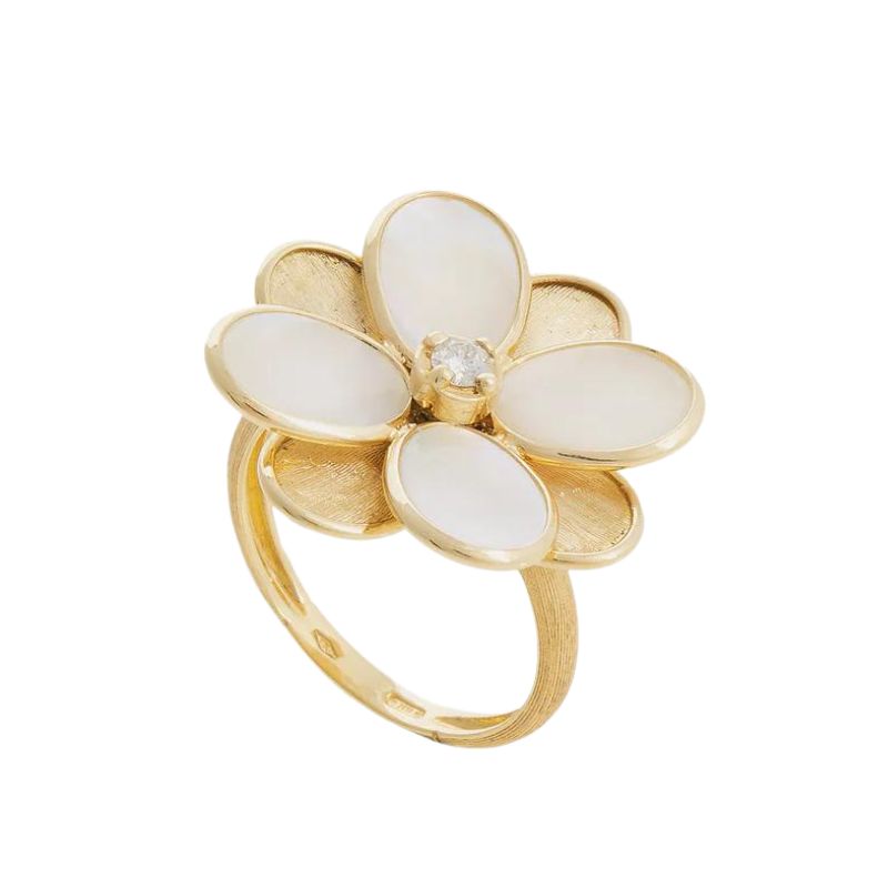 MARCO BICEGO Petali Mother of Pearl Flower Ring