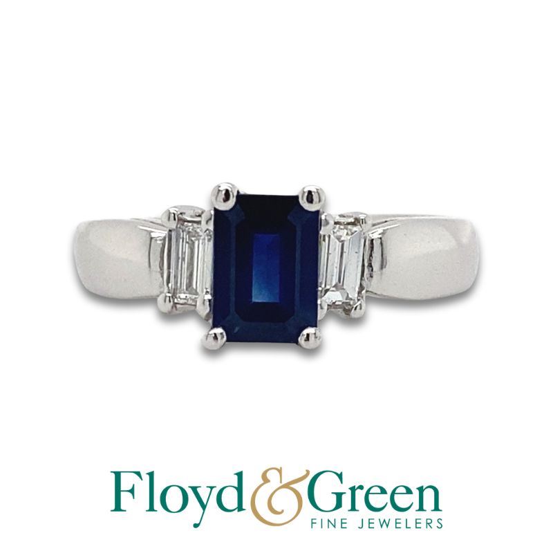 Sapphire & Diamond Ring