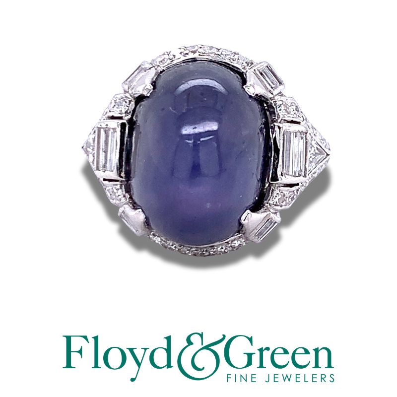 Sapphire & Diamond Ring