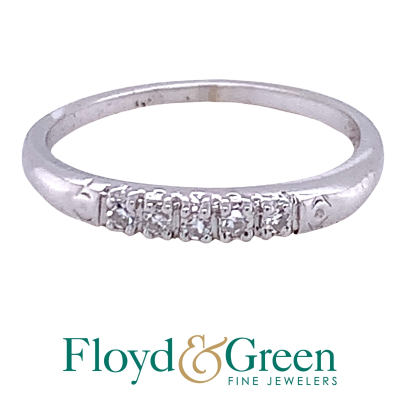 White Sapphire Band