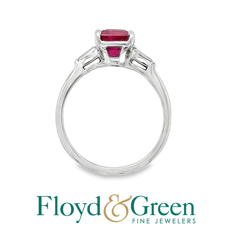 Pink Tourmaline & Diamond Ring
