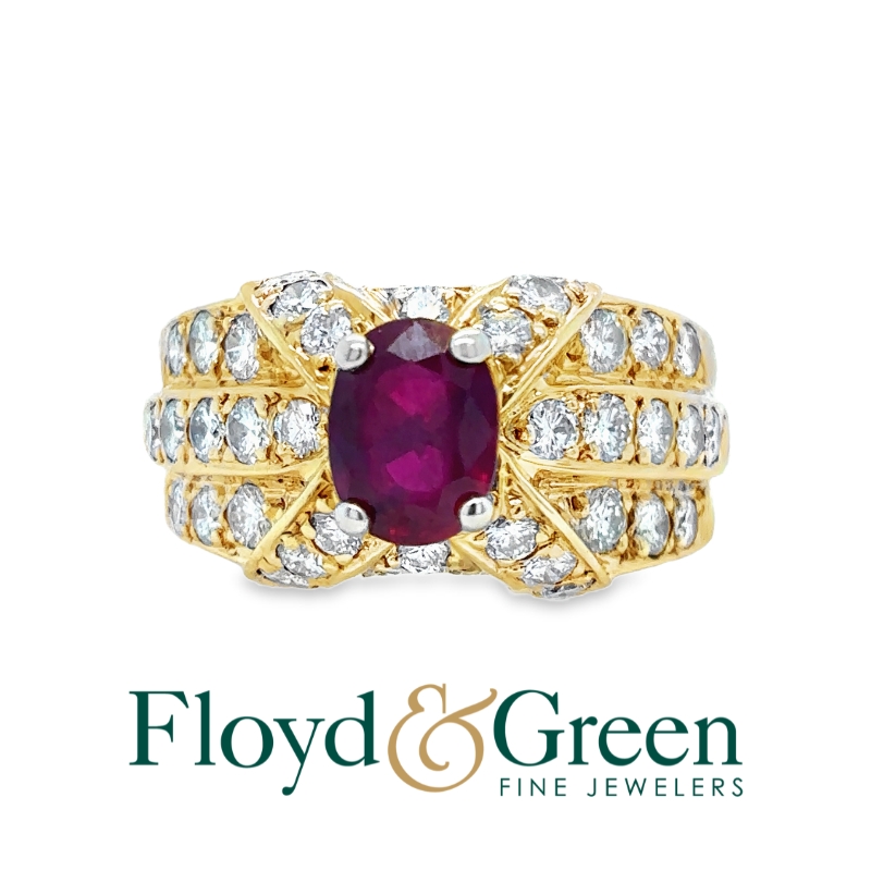 Diamond & Ruby Ring