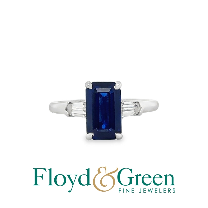 Sapphire & Diamond Ring