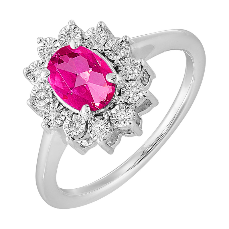 Sterling Silver October Birthstone Ring