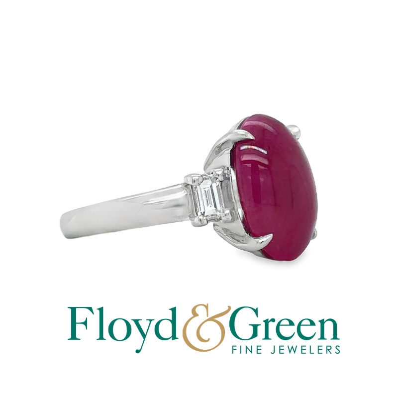 Vintage Ruby & Diamond Ring