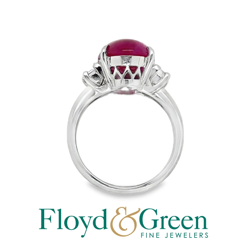 Vintage Ruby & Diamond Ring