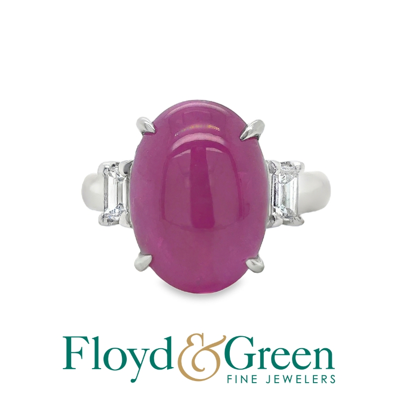 Vintage Ruby & Diamond Ring