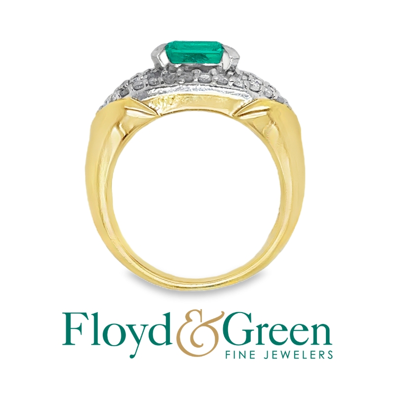 Emerald & Diamond Ring