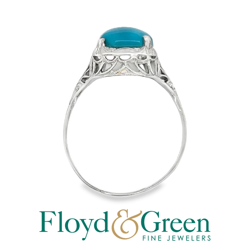 Art Deco Turquoise Ring