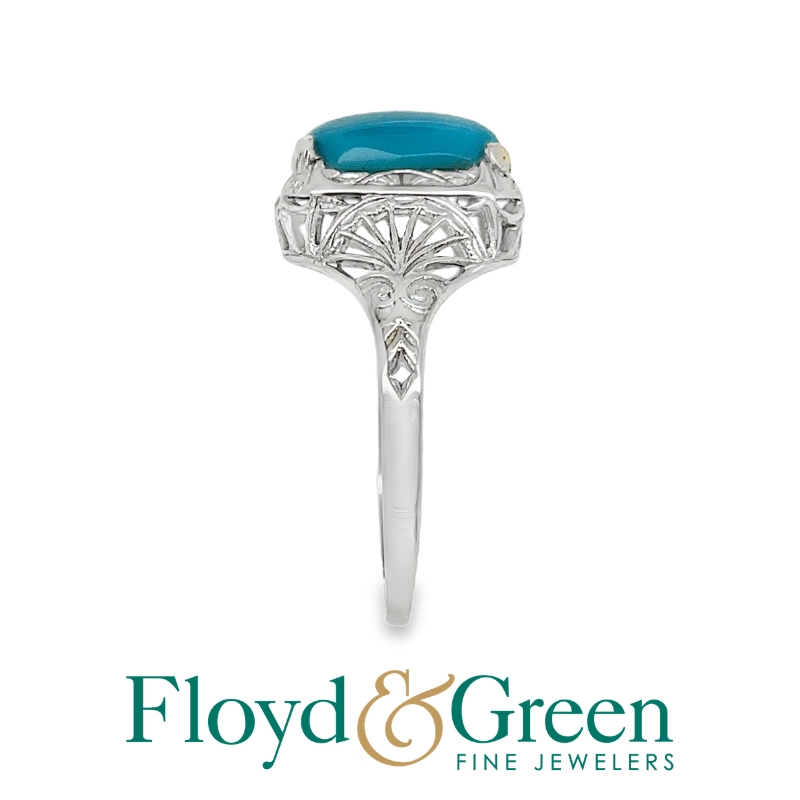 Art Deco Turquoise Ring