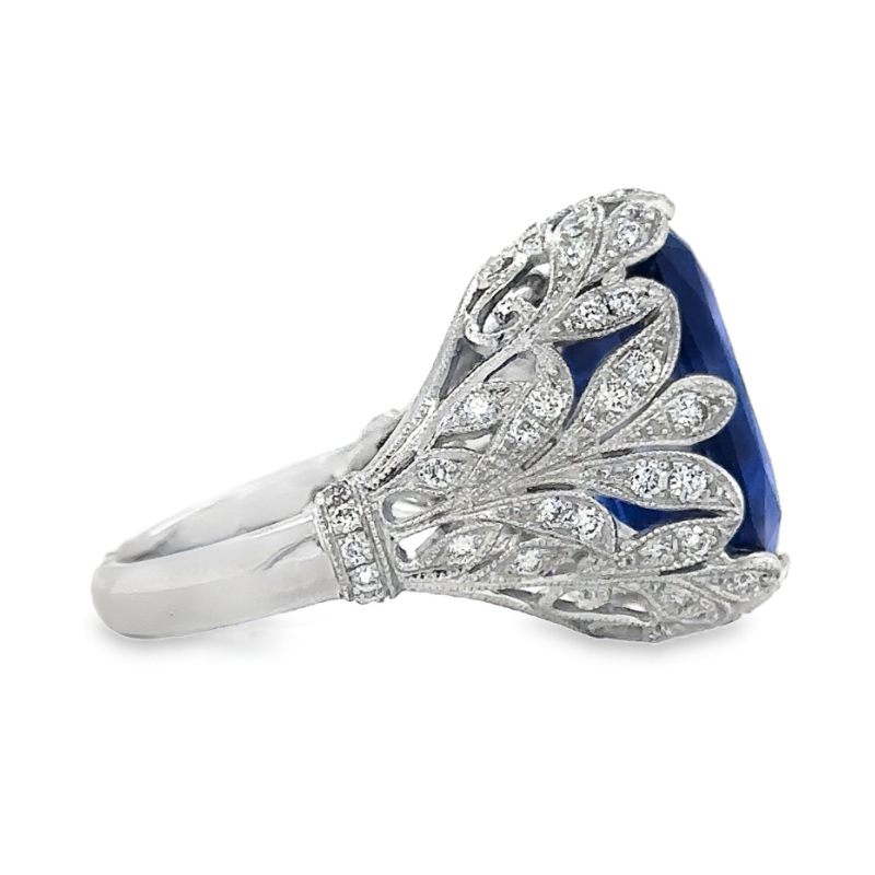 Edwardian Sapphire & Diamond Ring