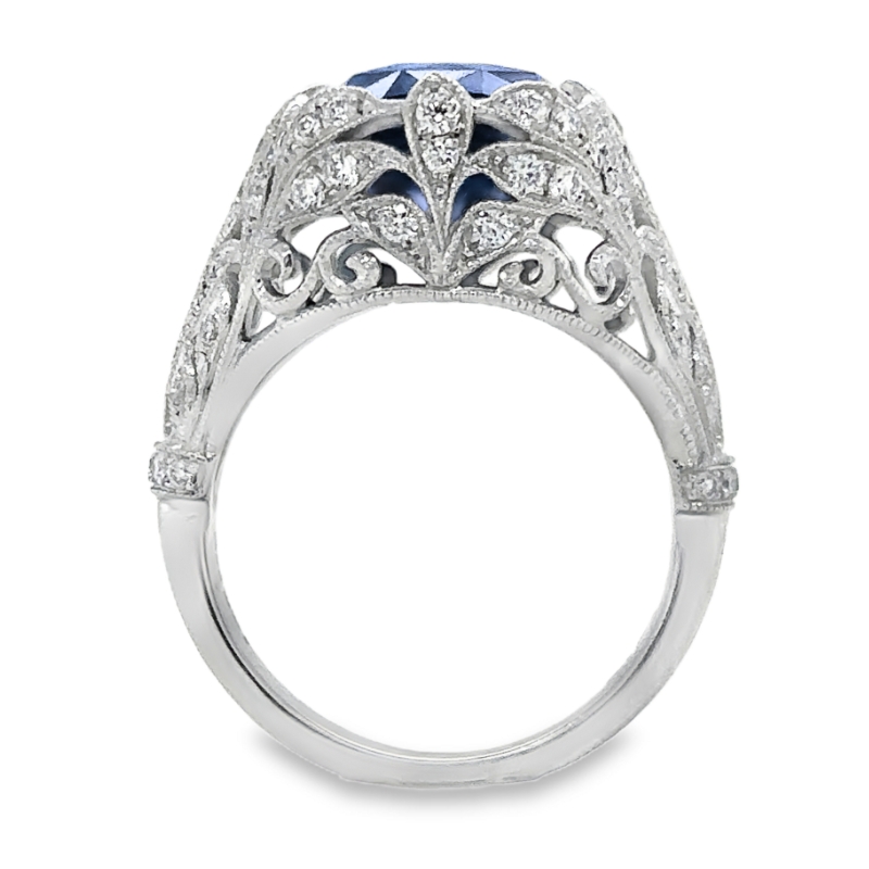 Edwardian Sapphire & Diamond Ring