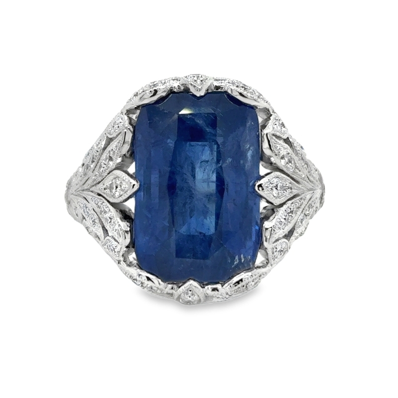 Edwardian Sapphire & Diamond Ring