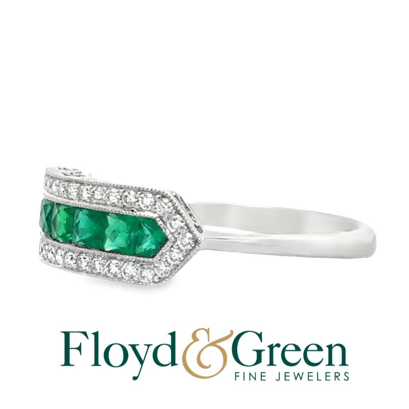 Emerald & Diamond Ring