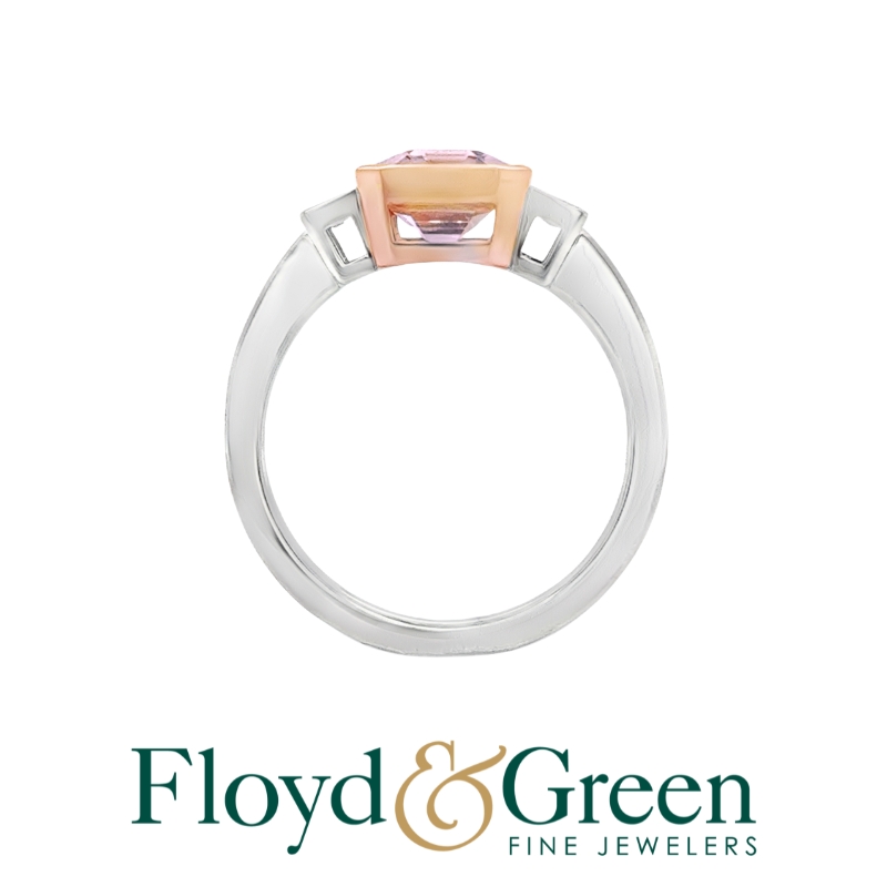 Morganite and Diamond Ring