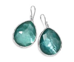 IPPOLITA WONDERLAND TEARDROP EARRINGS IN DENIM