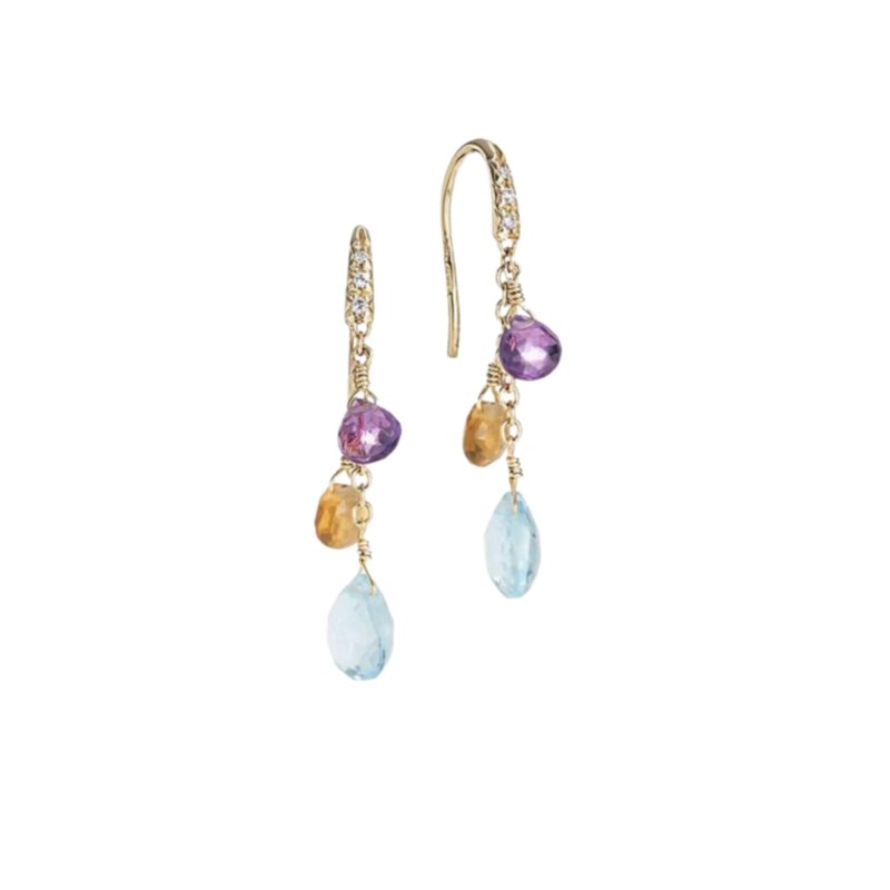 MARCO BICEGO Paradise Blue Topaz Gemstone Earrings